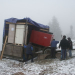 Transport grup electrogen Statie meteo montana