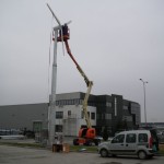 Instalare turbina eoliana